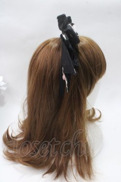 画像4: Angelic Pretty / Decoration Dreamカチューシャ  黒 Y-25-05-16-064-AP-AC-SZ-ZY