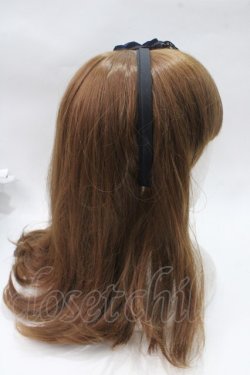 画像3: ATELIER PIERROT / 薔薇レースカチューシャ  ネイビー Y-25-05-16-065-EL-AC-SZ-ZY