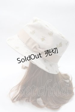 画像2: 【SALE】axes femme / ポークパイハット  生成り Y-25-05-16-067-AX-AC-SZ-ZT-K011