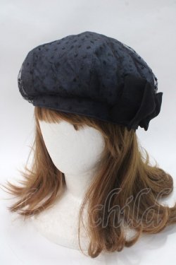 画像1: axes femme / ベレー帽  紺 Y-25-05-16-073-AX-AC-AS-ZY