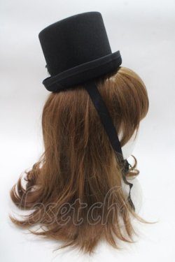画像4: BPN / 薔薇コサージュミニハット  黒 Y-25-05-16-075-GO-AC-SZ-ZY