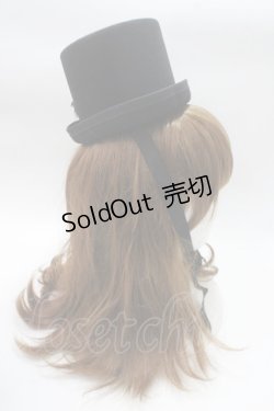 画像4: BPN / 薔薇コサージュミニハット  黒 Y-25-05-16-075-GO-AC-SZ-ZY