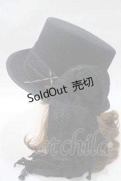 画像2: BPN / シルクハット  黒 Y-25-05-16-076-GO-AC-SZ-ZY