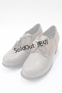 画像1: Pally byあしながおじさん / レースアップマニッシュシューズ 23 ブラウン Y-25-05-16-084-LO-SH-SZ-ZT-K022