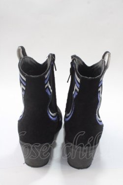 画像3: YOSUKE / ウエスタンブーツ 36(23cm) 黒 Y-25-05-16-086-PU-SH-SZ-ZY