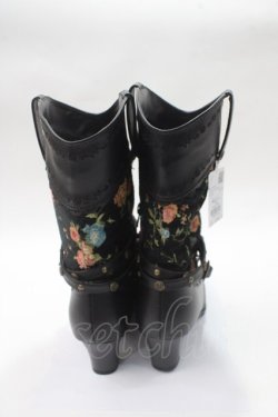 画像3: axes femme / ベルト付ミドルウエスタン M 黒 Y-25-05-16-092-AX-SH-SZ-ZY