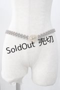 ｍ petit by misako / TT*AMハートパールベルト  中茶 Y-25-05-16-025-LO-ZA-SZ-ZY