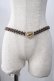 画像1: ｍ petit by misako / TT*AMハートパールベルト  中茶 Y-25-05-16-025-LO-ZA-SZ-ZY (1)