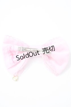 画像2: Angelic Pretty / Party Doll リボンバレッタ  ピンク Y-25-05-16-034-AP-AC-SZ-ZY