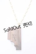 Q-pot. / ウッドチョコブレイクネックレス  チョコ Y-25-05-16-037-QP-AC-SZ-ZY