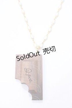 画像1: Q-pot. / ウッドチョコブレイクネックレス  チョコ Y-25-05-16-037-QP-AC-SZ-ZY