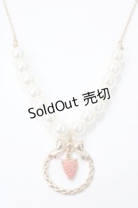 m petit by misako / AMイチゴサークルネックレス  中金 Y-25-05-16-005-LO-AC-SZ-ZY