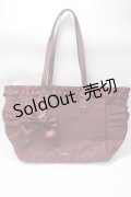 ｍ petit by misako / トートバッグ  濃赤 Y-25-05-16-051-LO-BG-SZ-ZY