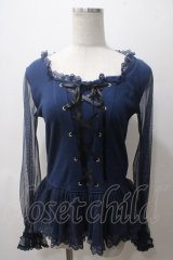 Angelic Pretty / Elegant Armyビスチェカットソー  紺 Y-25-05-19-049-AP-TO-SZ-ZY