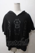 MINT NeKO / 電球ネコptトップス  黒 Y-25-05-19-052-HN-TO-SZ-ZY