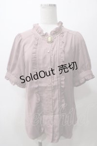 axes femme / カメオ付アンティークブラウス L アワピンク Y-25-05-19-007-AX-BL-SZ-ZY