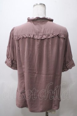 画像2: axes femme / カメオ付アンティークブラウス L アワピンク Y-25-05-19-007-AX-BL-SZ-ZY