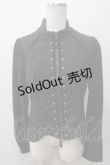 Rozen Kavalier / 刺繍入りZIPブルゾン  黒 Y-25-05-19-067-OO-JA-SZ-ZY