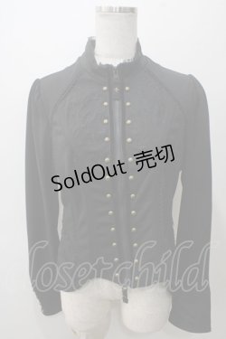 画像1: Rozen Kavalier / 刺繍入りZIPブルゾン  黒 Y-25-05-19-067-OO-JA-SZ-ZY
