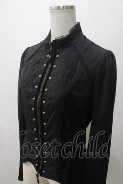 画像3: Rozen Kavalier / 刺繍入りZIPブルゾン  黒 Y-25-05-19-067-OO-JA-SZ-ZY