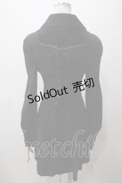 画像2: 【SALE】Ozz oneste / レースアップ刺繍ワンピース  黒 Y-25-05-19-068-OO-OP-SZ-ZT202