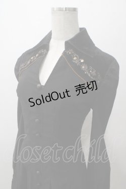 画像3: 【SALE】Ozz oneste / レースアップ刺繍ワンピース  黒 Y-25-05-19-068-OO-OP-SZ-ZT202