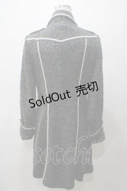 画像2: 【SALE】Rozen Kavalier / ナポレオンツイードコート  黒 Y-25-05-19-069-OO-CO-SZ-ZT-C046
