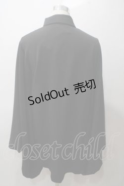 画像2: NieR Clothing / 着物袖風シャツ  黒 Y-25-05-19-073-PU-BL-SZ-ZY