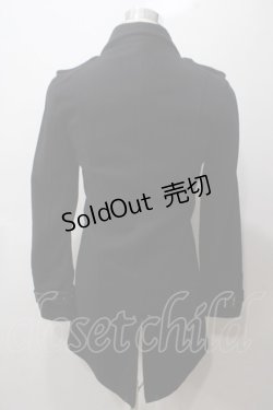 画像2: MIDAS / ZIPジャケットコート  黒 Y-25-05-19-075-PU-CO-SZ-ZT-C030