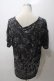 画像2: PEACE NOW / ラメptタイダイトップス M 黒×グレー Y-25-05-19-080-PU-TO-SZ-ZY (2)