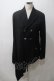 画像1: BPN FOR MEN / アシンメトリー ケープジャケット M 黒 Y-25-05-19-081-GO-JA-SZ-ZT108 (1)