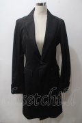 BPN FOR MEN / バックプリーツロングジャケット M 黒 Y-25-05-19-082-GO-JA-SZ-ZY
