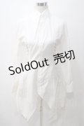 BPN FOR MEN / シャドーストライプロングシャツ M 白 Y-25-05-19-085-GO-BL-SZ-ZY