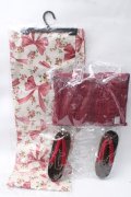 Maison de FLEUR /2020年 浴衣 F レッド Y-25-05-19-093-LO-OP-SZ-ZY
