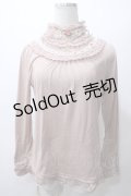 axes femme / ガーデンレースハイネックインナーカットソー  ピンク Y-25-05-19-013-AX-TO-AS-ZY