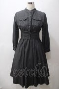 axes femme / デニムワンピース  グレー Y-25-05-19-102-AX-OP-SZ-ZY