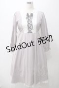 axes femme kawaii / 襟デザインロング長袖ワンピース M ピンク Y-25-05-19-103-AX-OP-SZ-OS