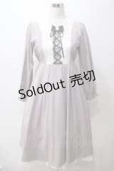 axes femme kawaii / 襟デザインロング長袖ワンピース M ピンク Y-25-05-19-103-AX-OP-SZ-OS