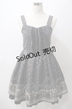 画像1: axes femme / ダークオーナメント柄ワンピース M 黒 Y-25-05-19-105-AX-OP-SZ-ZY