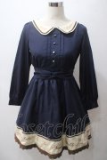 axes femme / ワンピース M 紺 Y-25-05-19-106-AX-OP-SZ-ZY