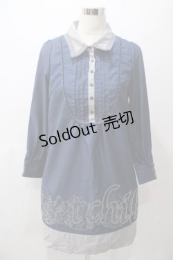 画像1: axes femme / ワンピース M 紺 Y-25-05-19-107-AX-OP-SZ-ZY
