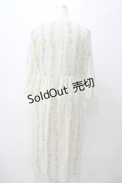 画像2: axes femme / 花柄シースルーロングカーディガン M イエロー Y-25-05-19-117-AX-TO-SZ-ZY