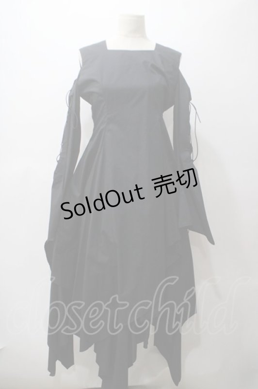 画像1: ATELIER BOZ / ジゼルジャンパースカート  黒 Y-25-05-19-121-EL-OP-SZ-ZY (1)