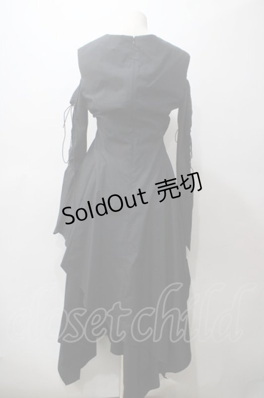 画像2: ATELIER BOZ / ジゼルジャンパースカート  黒 Y-25-05-19-121-EL-OP-SZ-ZY (2)