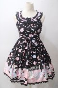 Angelic Pretty / ドリーミィドールハウスラウンドジャンパースカート  黒 Y-25-05-19-125-AP-OP-SZ-ZY