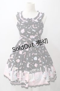 Angelic Pretty / ドリーミィドールハウスラウンドジャンパースカート  黒 Y-25-05-19-125-AP-OP-SZ-ZY