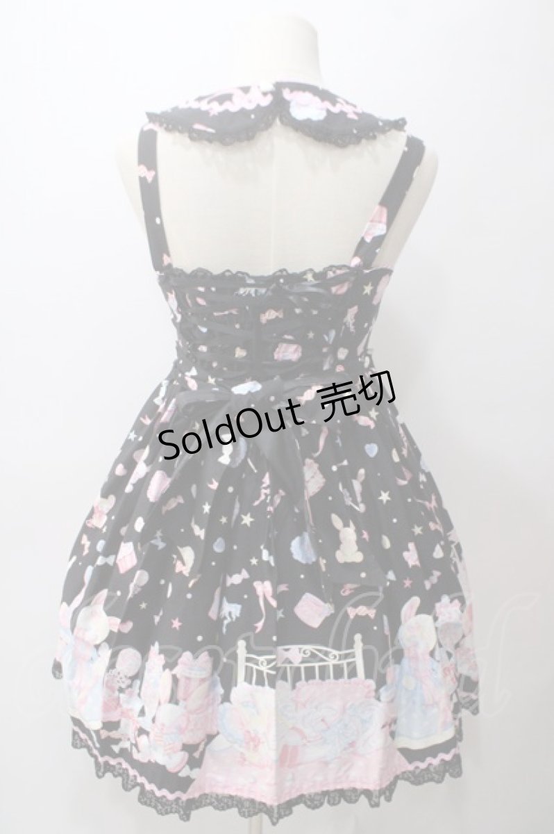画像2: Angelic Pretty / ドリーミィドールハウスラウンドジャンパースカート  黒 Y-25-05-19-125-AP-OP-SZ-ZY (2)