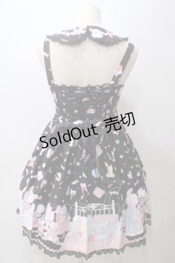 画像2: Angelic Pretty / ドリーミィドールハウスラウンドジャンパースカート  黒 Y-25-05-19-125-AP-OP-SZ-ZY