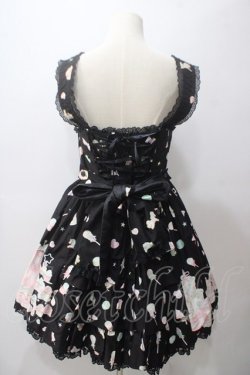 画像2: Angelic Pretty / Decoration Dream後ろフリルジャンパースカート  黒 Y-25-05-19-126-AP-OP-SZ-ZY