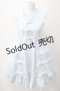 Angelic Pretty / Candyストライプリボンワンピース  サックス. Y-25-05-19-127-AP-OP-SZ-ZY